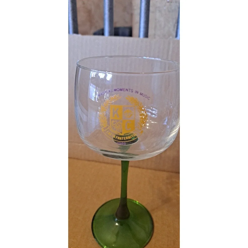 Mardi Gras Krewe Of Kaa Cee Covington,  LA 1986 Commemorative Glass‎